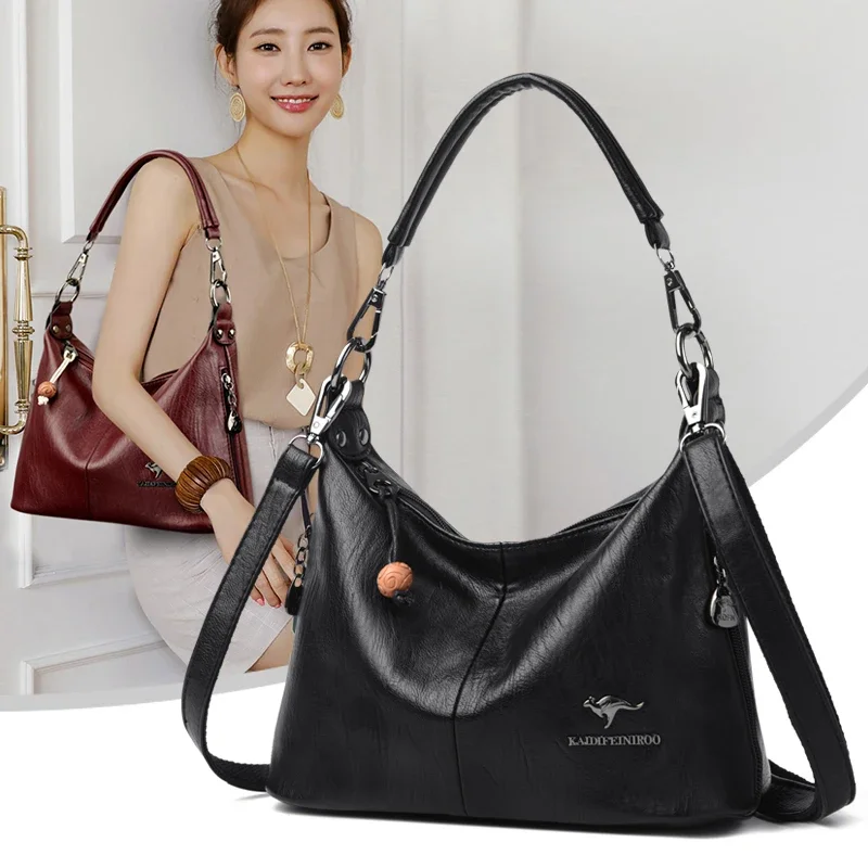 

High quality PU Ladies Soft Bags High Quality Purses And Handbags Famous Designer Crossbody Shoulder Bags For Women Sac A Main