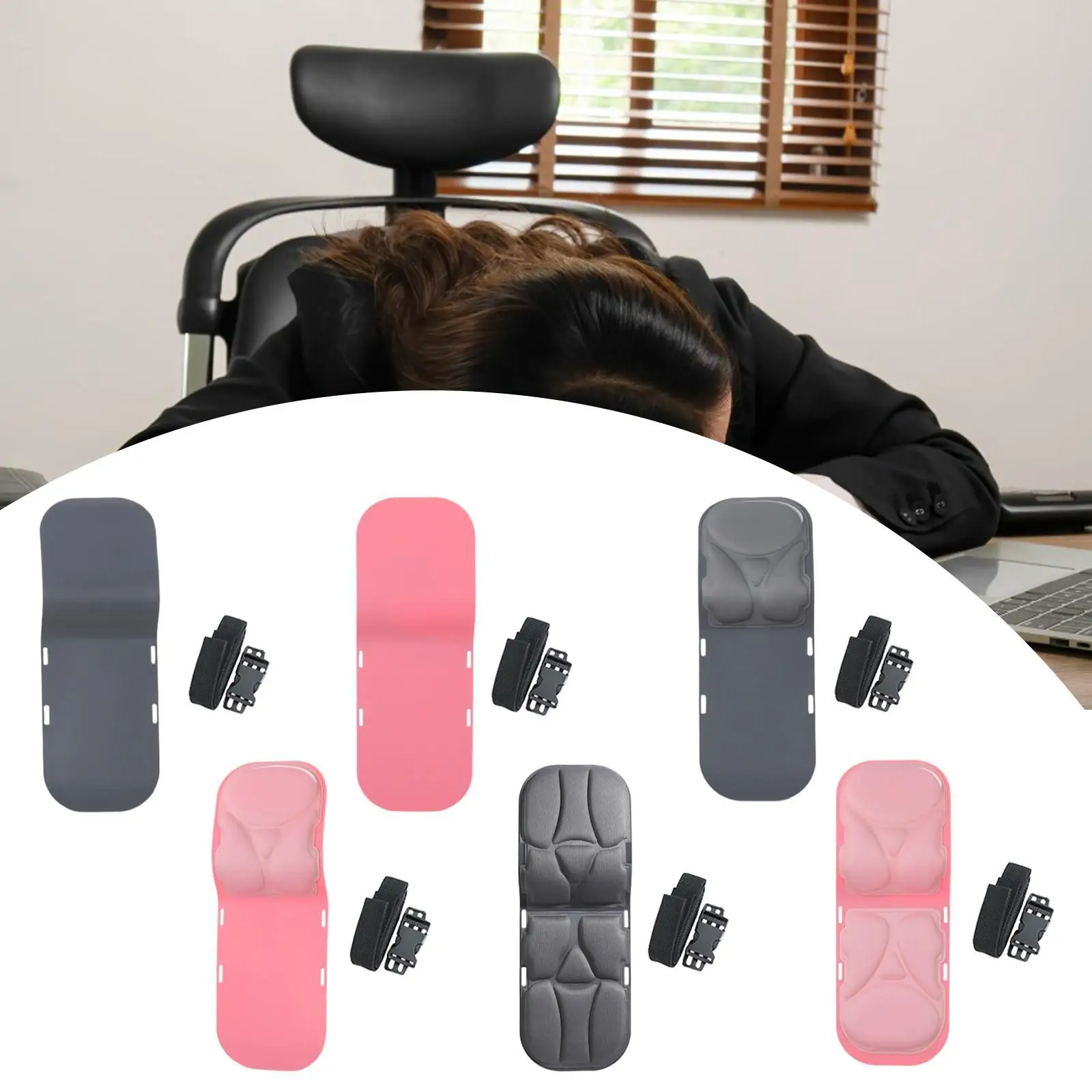 

Office Chair Headrest Waist Support Portable Versatile Comfort Backrest Board for Computer/Desk Chair Car Watching TV Gaming