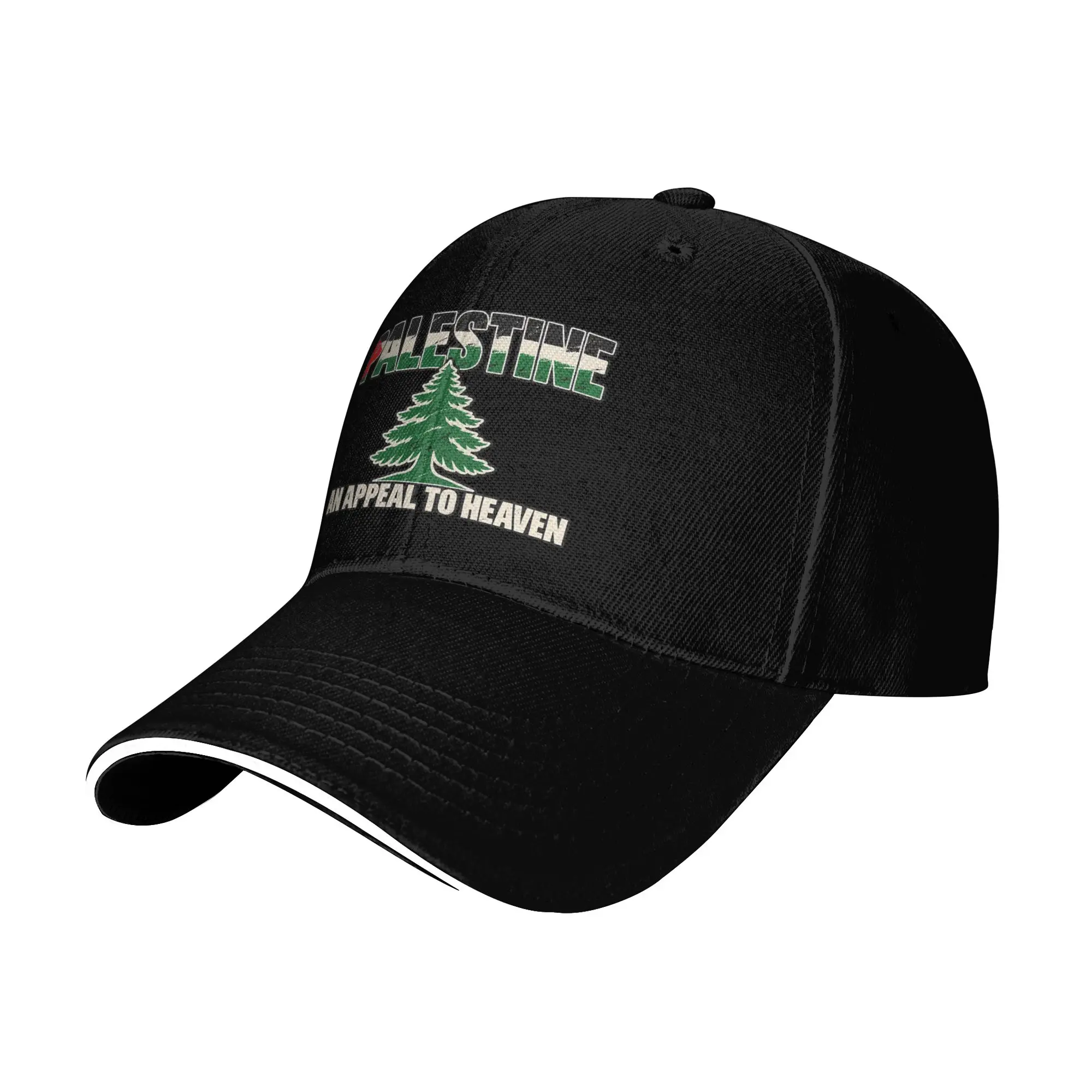 Palestine An Appeal To Heaven Palestinian Baseball Cap y2k Unisex-Teens Hip Hop Hats Sun Visor Outdoor Sports Baseball Caps