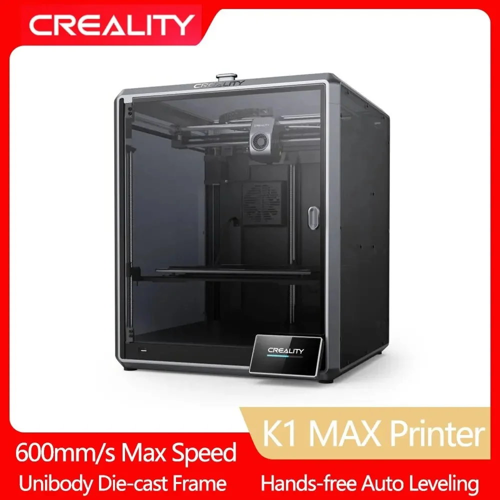 CREALITY K1C/K1 MAX 3D Printer 600mm/S High-Speed Printing AI LIDAR AI CAMEAR Auto Leveling Dual-Gear Fan Direct Extruder