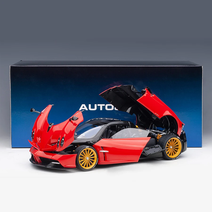 โมเดลรถยนต์ AUTOart 1:18 Pagani Huayra Roadster แบบตั้งโชว์ ของสะสม ของขวัญวันหยุด