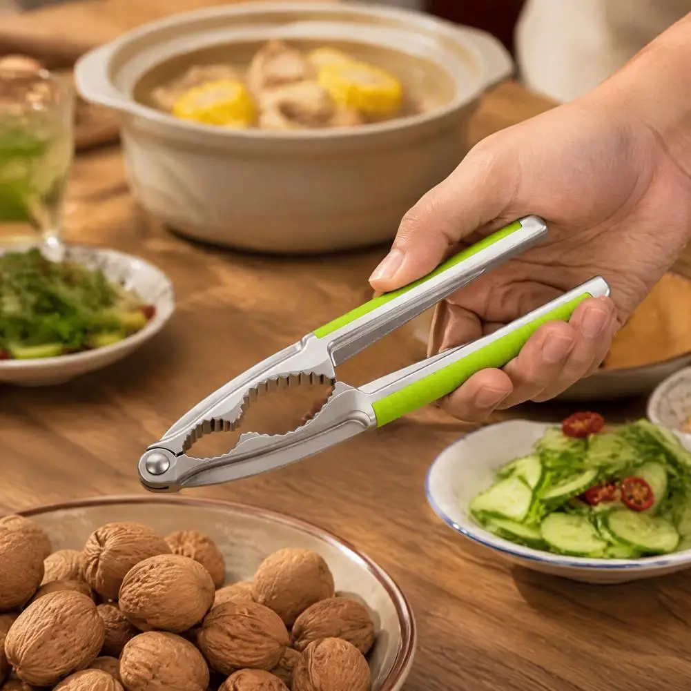 Ergonomic Walnut Sheller Nut Cracker Tool Heavy Duty Nutcracker for Walnuts Pecans Multi-purpose Seafood Shell Opener Tool