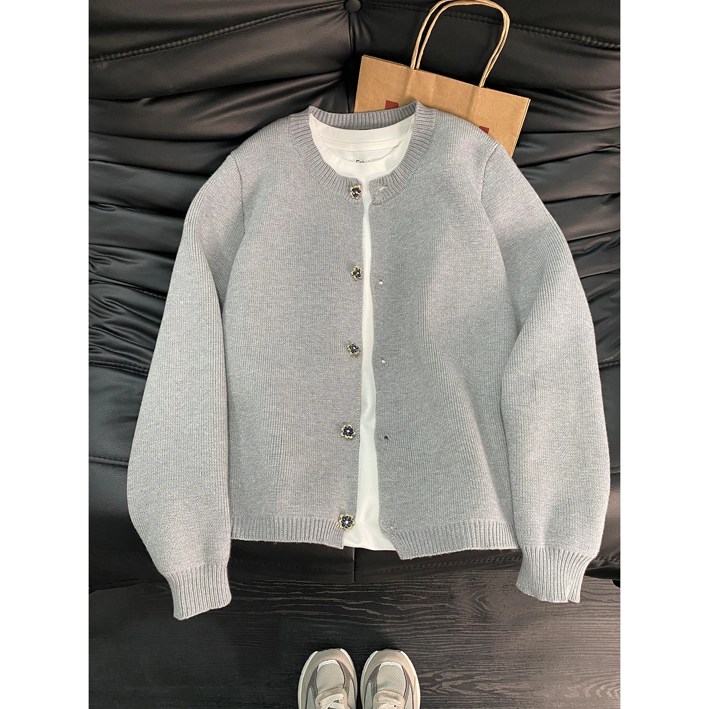 

ay Knitted Open Cardigan with Buttons Men's Autumn Winter Lazy Sle Cleanfit Knitwear Soft Loose Fit Long Sve Warmth