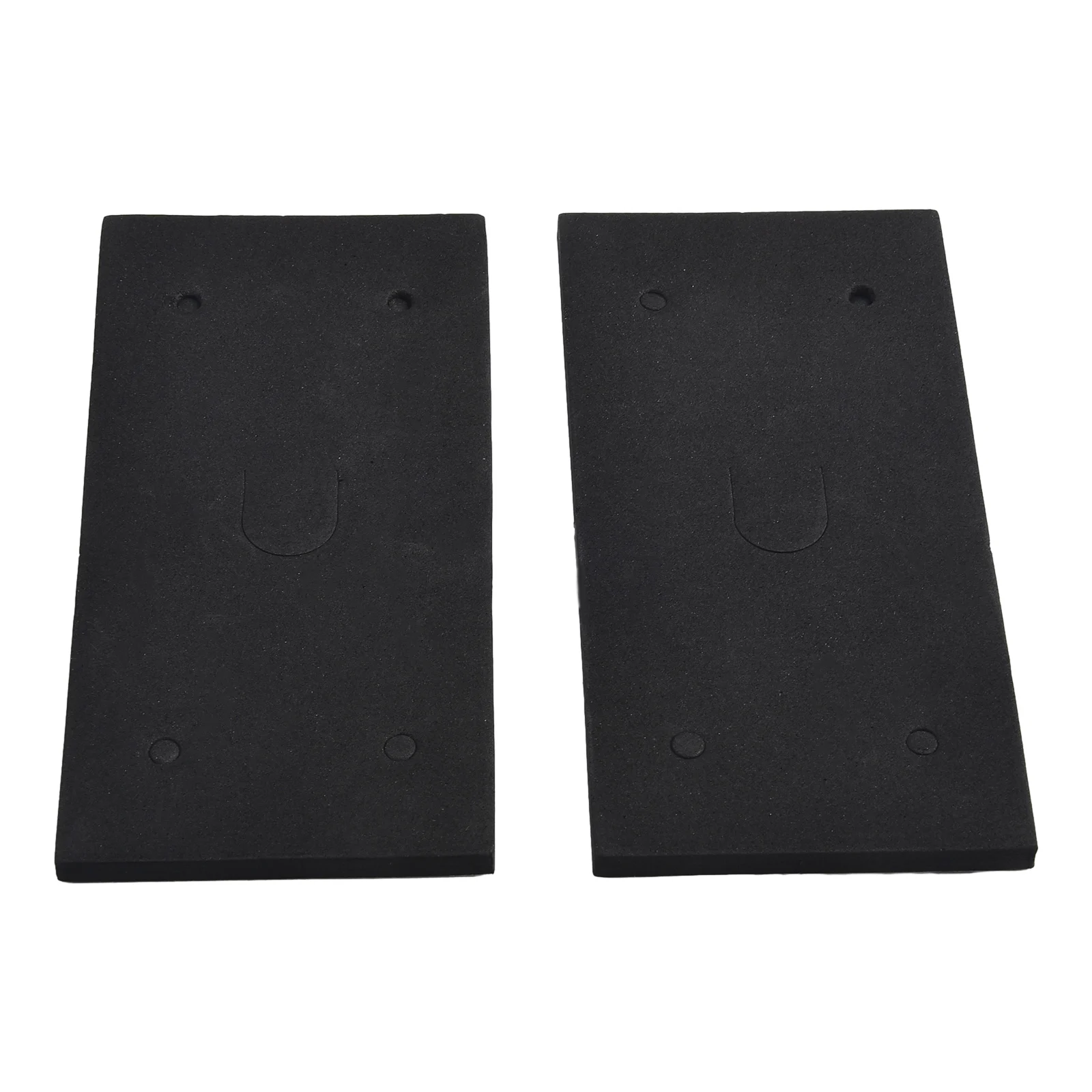 Brand New Accessories Sander Back Pads Foam 2 Pcs Machine Parts 18.5x9.3x0.8cm Black Easy Installation Replacement