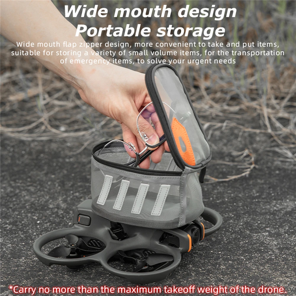 Estojo de Montagem Drone Top, Compact Portable Transportation Bag, DJI Air3, Acessórios Avata2