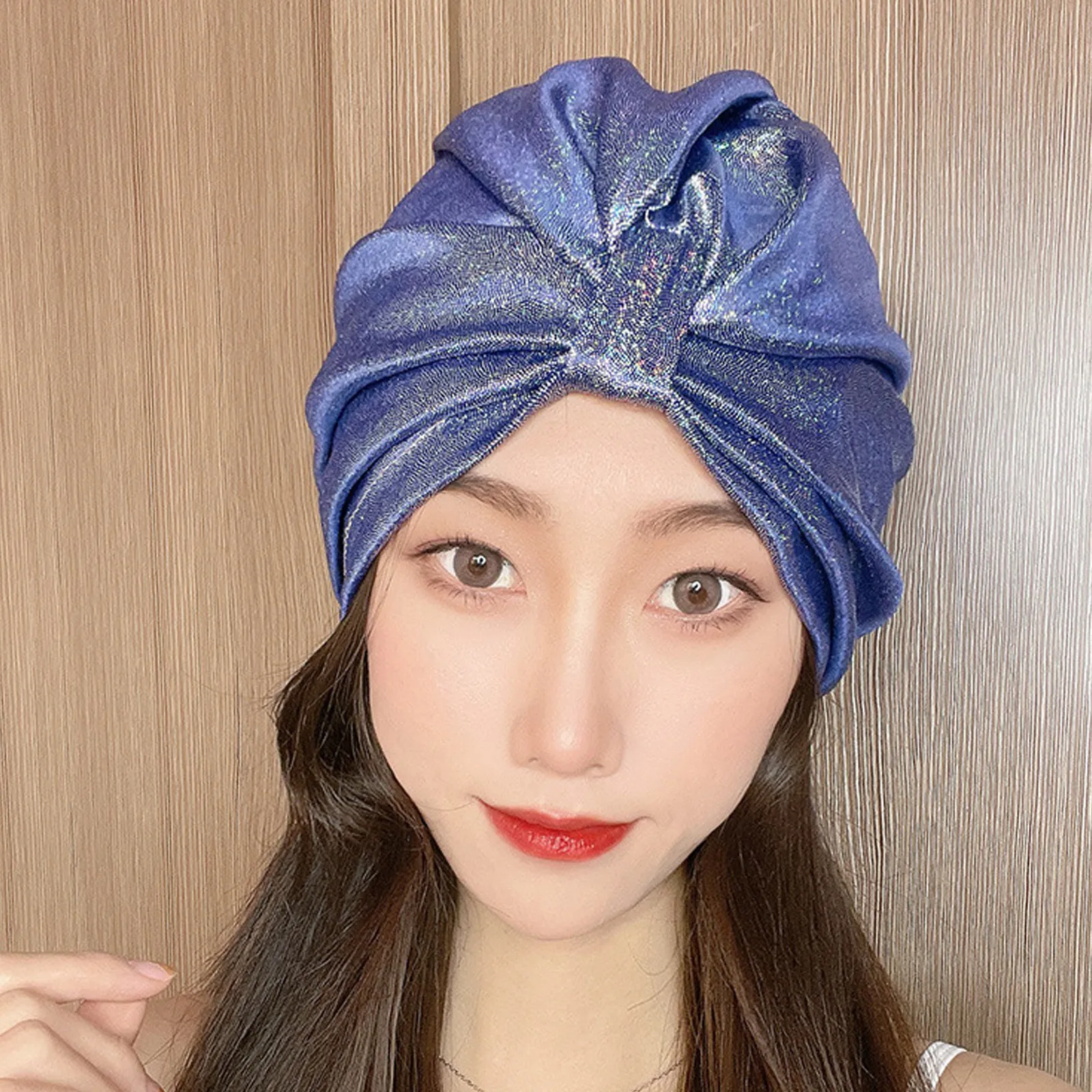 

Женская модная шапочка для плавания, 1 шт., мягкая, эластичная, водонепроницаемая, для душа, защиты волос от сухости