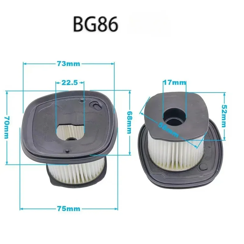 Air Intake Filter Element For Stihl BG56 BG66 BG86 SH86 Power Blower OE 4241140‑4400 4241140‑4403 Replacement Component