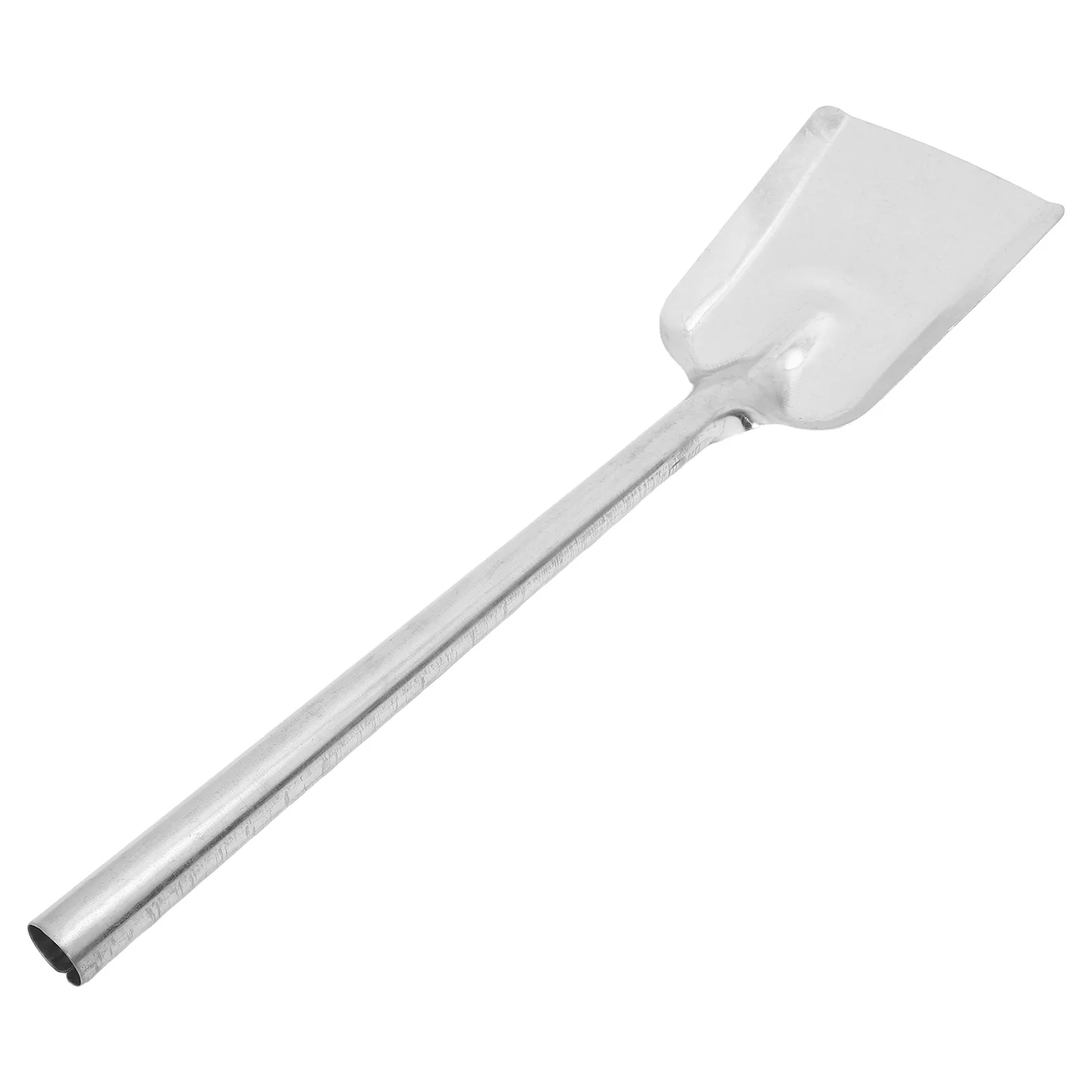 Pá de cinzas para lareira, colher de metal, alta resistência ao calor, aderência ergonômica para lareiras internas, grelhas a carvão, fogões a lenha
