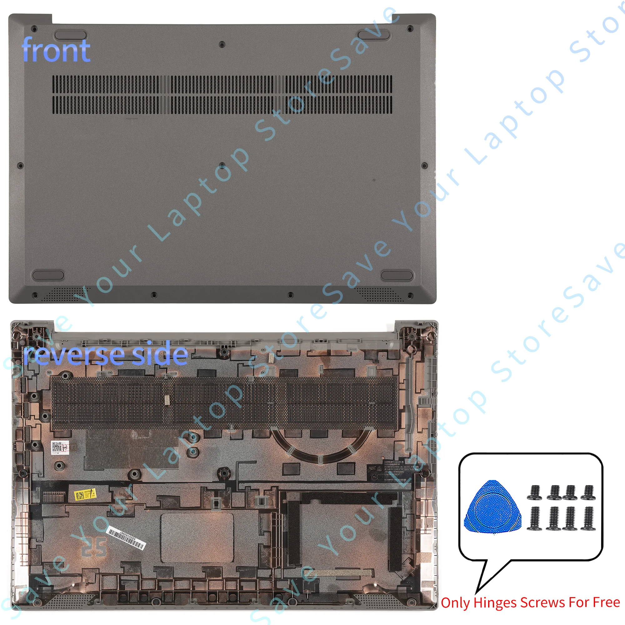 Imagem -05 - Caixa do Portátil para Ideapad Tampa Traseira Moldura Inferior Lcd S14515 340c-15 S145-15iwl S145-15iil S145-15api S145-15igm Case da