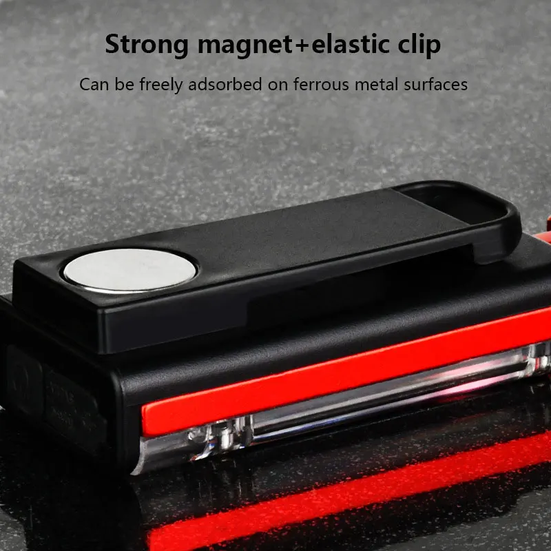 NEW Mutifuction Portable Keychain Light 8 Lighting Modes Rechargeable Flashlight Emergency Lamp Outdoor Camping COB Work Light