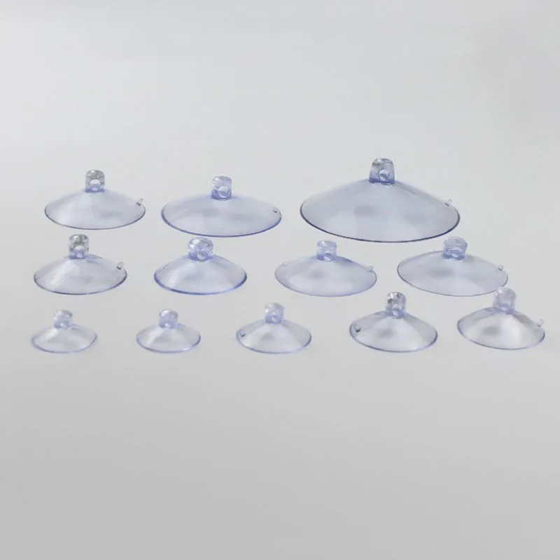 10Pcs Transparent Aquarium Suction Cup Air Tube Holder Sucker for Fish Tank Pump Oxygen Air Tube Fixing Clip Accessories