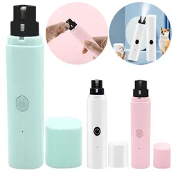 Cat And Dog Nail Grinder Rechargeable Electric Pet Nail Clipper & Trimmer Painless Paws Grooming Quiet Fast Speed Dog Nail File