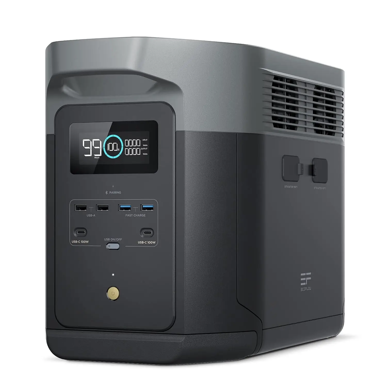 

Portable Power Station DELTA 2 Max, 2400W LFP Solar Generator, Full Charge in 1 Hr, 2048Wh Solar Powered Generator, Customized
