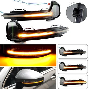 Vw ティグアン MK2 2017 2018 2019 トゥアレグ MK3 EU 2019 LED ダイナミックターンシグナルライトフラッシャー流水ウインカー点滅ライト