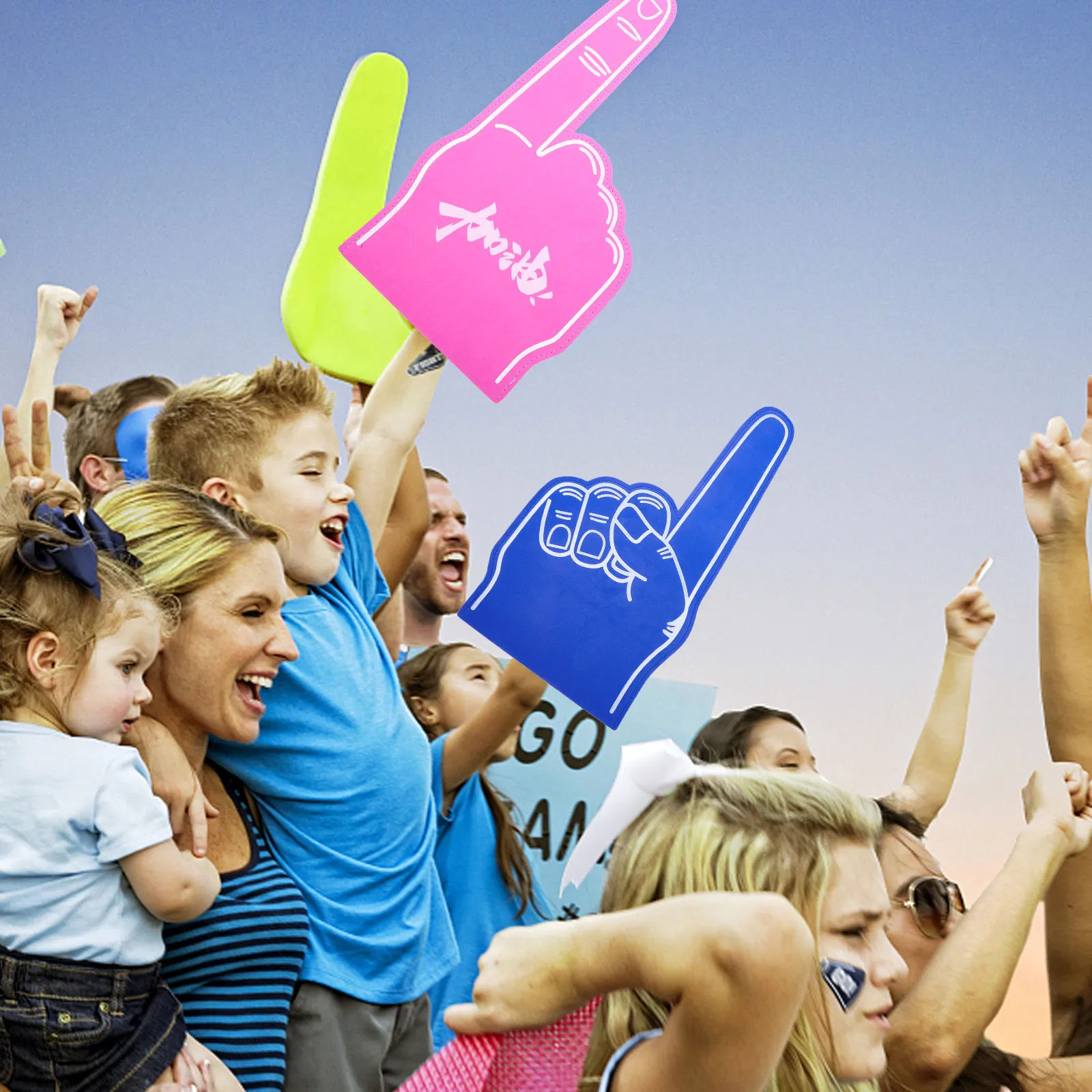 

Набор из 6 пенопластовых перчаток-напальчников для привлечения внимания, для спортивных мероприятий, фанатской поддержки, турниров, вечеринок, подарок для энтузиастов