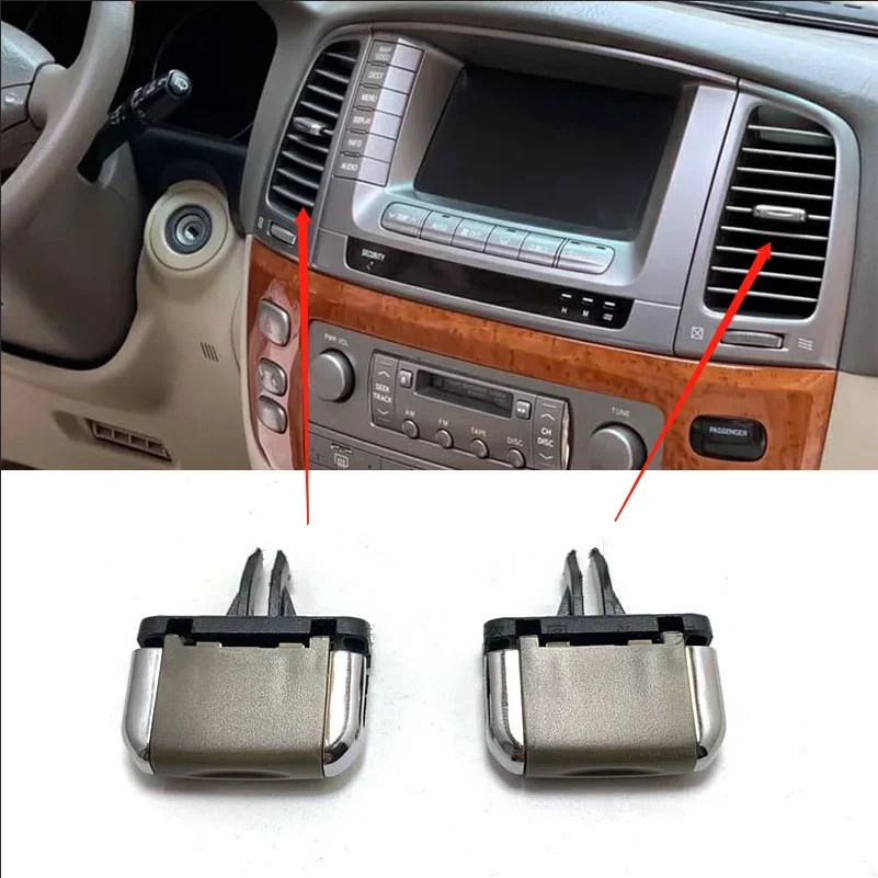 QDARCTIC Car Front rear Dashboard Center Air vent Air Conditioner Vent Outlet For TOYOTA Land Cruiser 4500 4700 LC100 for LX470