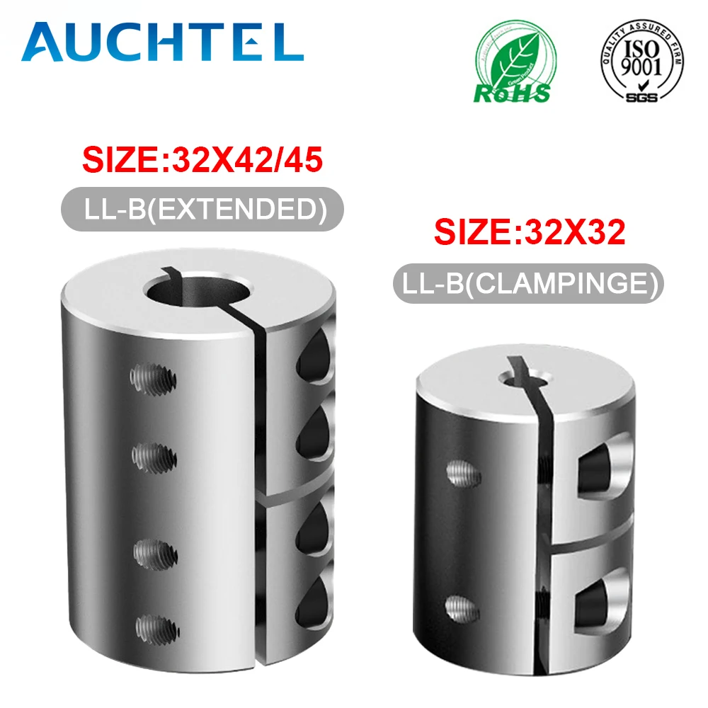 Shaft Coupling LL D32L32/42/45 Spider Rigid Torque Motor Connector Coupler CNC Aluminium Universal Joint 3D Printer Cardan