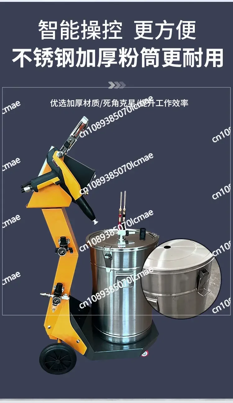 New Powder Coating Machine Electrostatic Spray Spraying Gun Paint System Powder Coating Equipment