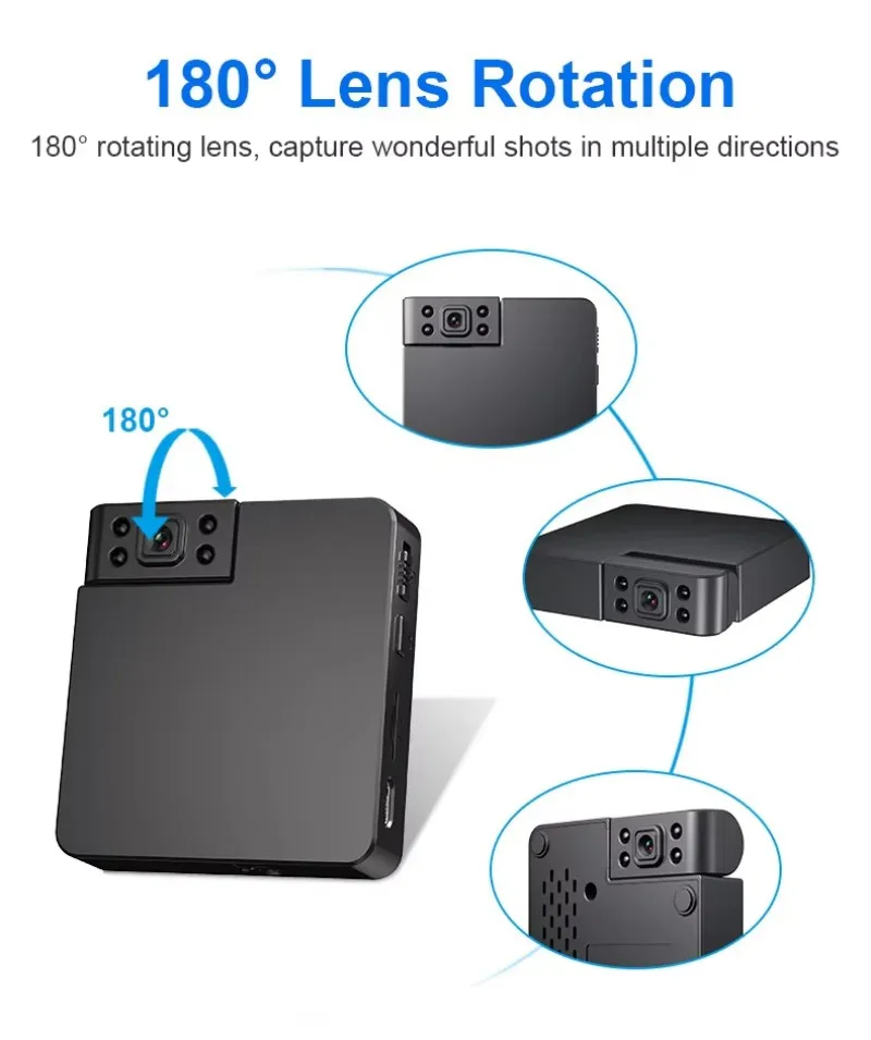 كاميرا واي فاي كاميرا مراقبة أمن الوطن اللاسلكية الجديدة، فيديو عالي الدقة، الأشعة تحت الحمراء الشفافة، الرؤية الليلية، كشف الحركة، التحكم عن بعد