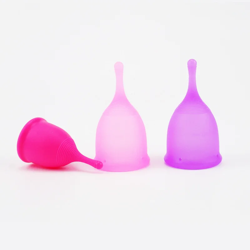 1pc Women Cup Medical Grade Medical Silicone Menstrual Cups Feminine Hygiene Menstrual Lady Cup Health Care Period Cups