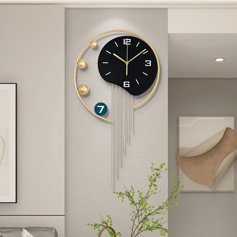 Unique Designer Wall Clock Artistic Modern Minimalist Silent Non Ticking Conversation Piece for Living Room Office Home Decor