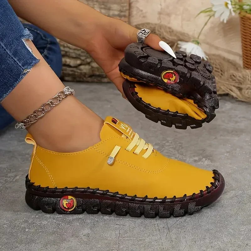 أحذية رياضية نسائية من Tide Designer Mom للنساء أحذية رياضية جديدة ذات قاع سميك أحذية بدون كعب مريحة للاستخدام في الهواء الطلق