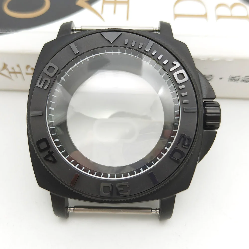 

Высококачественный корпус GMT с внутренним кольцом, корпус мужских часов NH35, 41 мм, сапфировое стекло, запасные части для часов с циферблатом 28,5 мм, водонепроницаемые