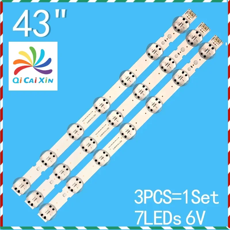 

LED TV Backlight Strip 43'' TV For SSC_Y19 Trident_43UM75 EAY64592501 43UM7500PLA 43UK6750PLD 43UM4390PLC HC430DGG-SLUR1-A14X