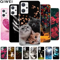For OPPO Reno 9A / 7A Case Animals Painted Clear Silicone TPU Soft Capas for Oppo Reno9 A 5G Phone Cases Reno7 A 9 A Protective