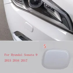 accessories headlight cleaning spray nozzle cover  For Hyundai Sonata 9 2015 2016 2017 front bumper spray nozzle cover