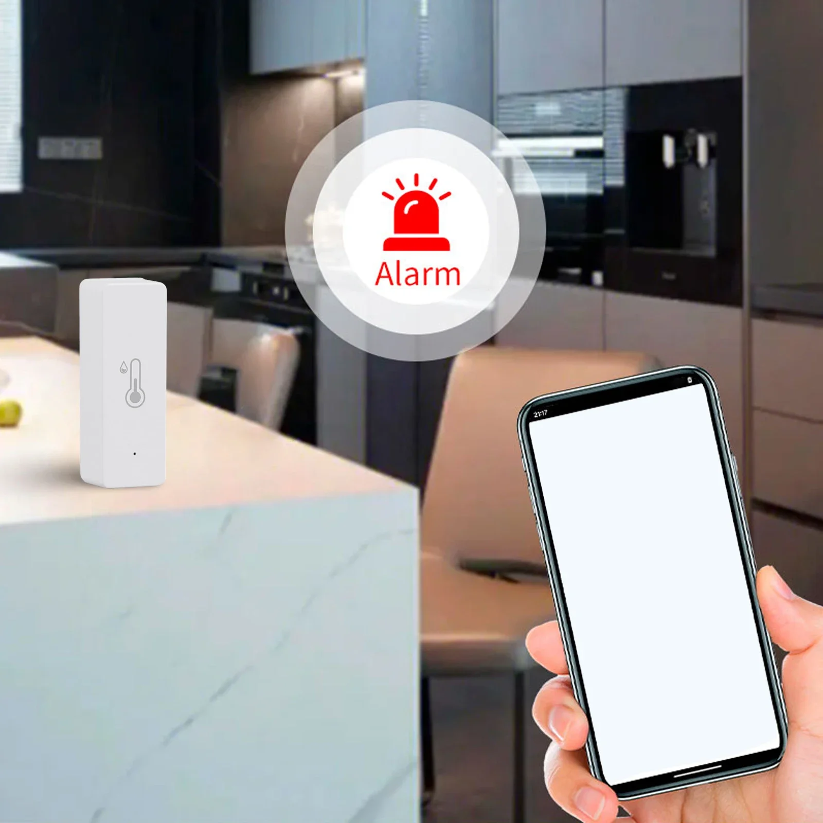 

Термогигрометр для Tuya, умный датчик температуры и влажности Zigbee, приложение для удаленного мониторинга, аксессуары для умного дома ﻿