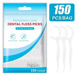 150pcs Dental Floss Flosser Picks Toothpicks Teeth Stick Tooth Cleaning Interdental Brush Dental Floss Pick Cleaning Tooth