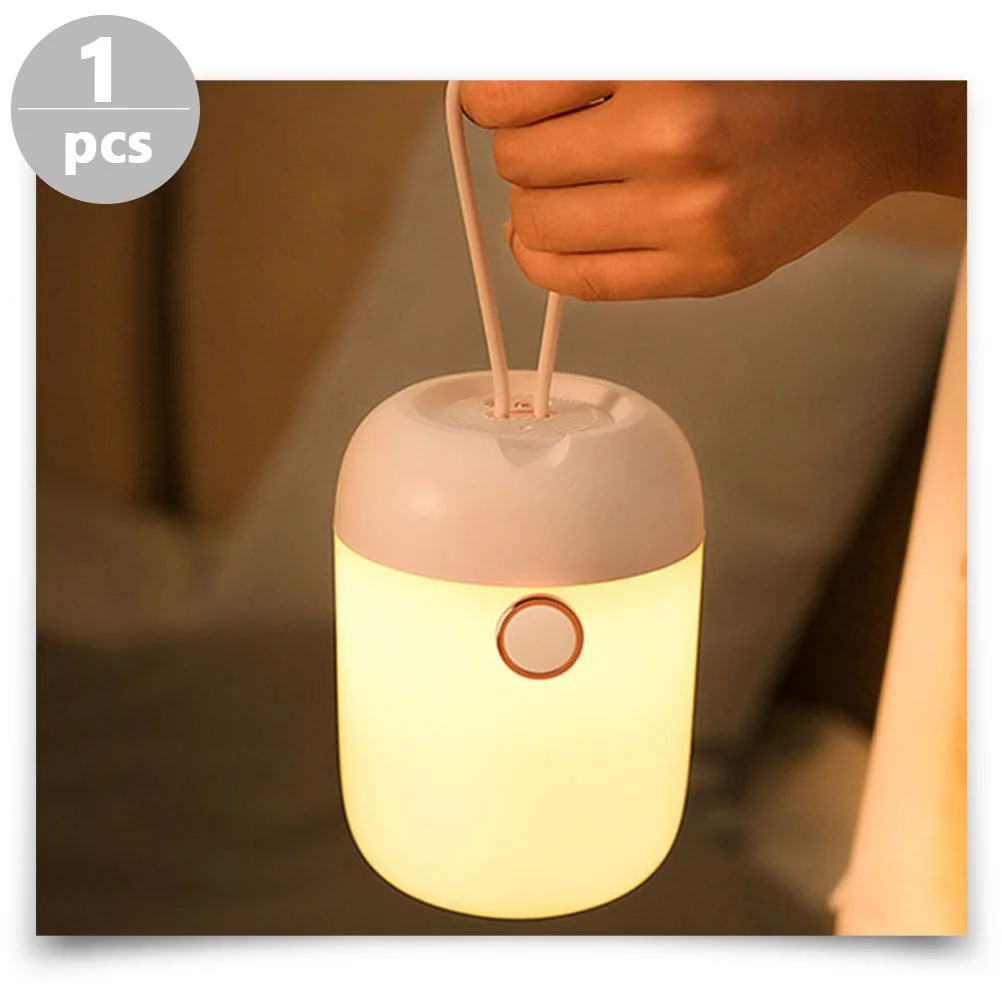 

1 Set Portable Night Usb Charging Adjustable Bedside Lamp Creative Small Light For Bedroom Baby Feeding Simple Led Home Lamp