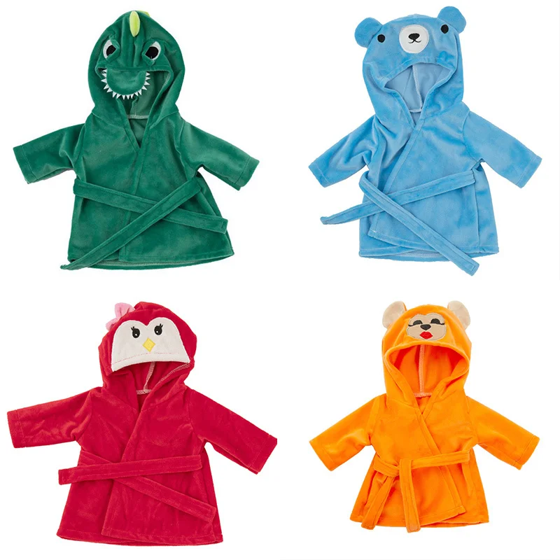 

18-дюймовая кукольная одежда в американском стиле, игрушечная кукла, ночная рубашка с животными, 45 см, кукла, пижамы с героями мультфильмов, одежда для кукол BJD