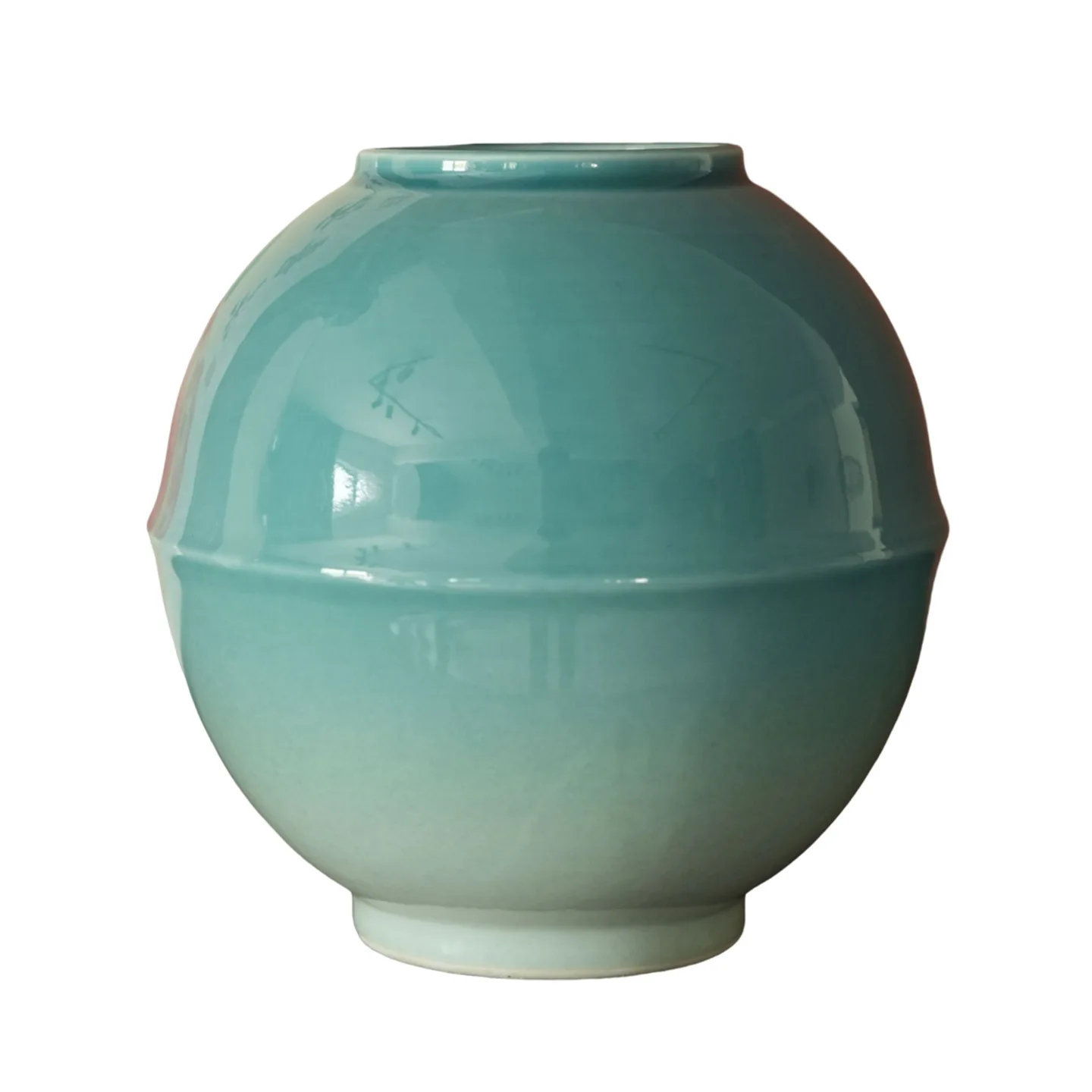 

Jingdezhen ceramic flower pot high temperature gradual change flower pot ornament simple modern decorative ornament porch living