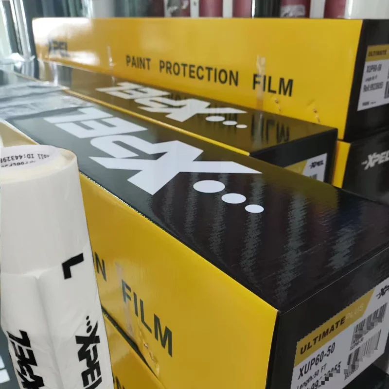 

XPEL Ultimate Plus 8,5-9,5MIL Защитная пленка для краски из ТПУ PPF Глянцевая прозрачность Самовосстанавливающаяся термостойкая гидрофобная пленка