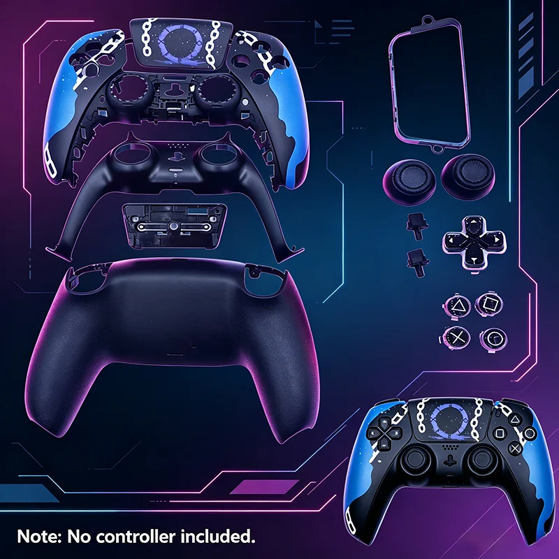 Image of DIY-Gehäuse für PS5-Controller Komplettes Set mit Touchpad-Ersatz für BDM-010/020/030/040/050