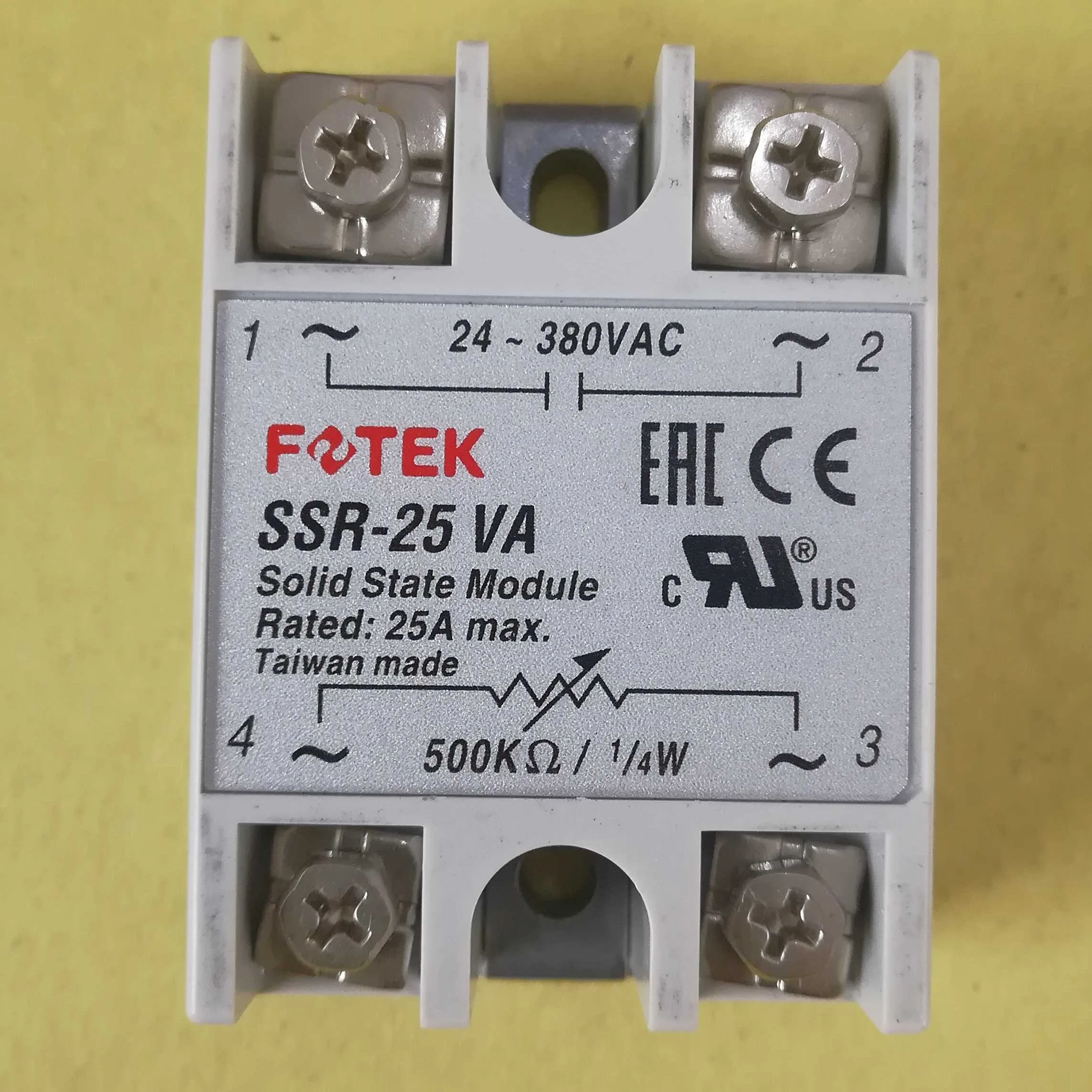 

SSR-25VA SSR-25VA-H SSR-40VA SSR-40VA-H SSR-75VA Новый оригинальный модуль твердотельного реле FOTEK