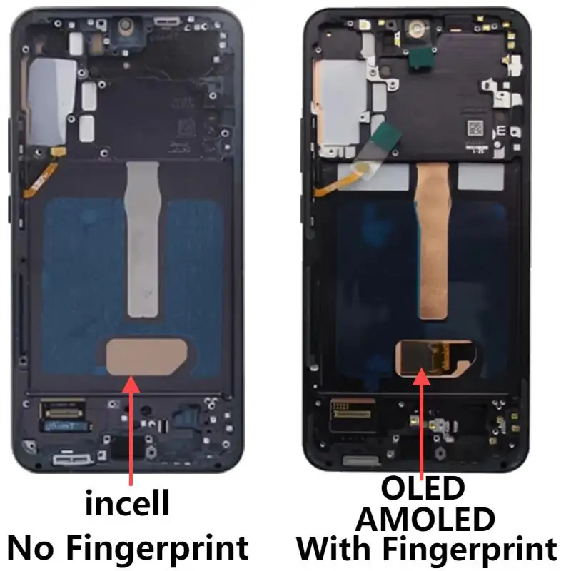 6.6 AMOLED For Samsung S22 Plus S906B/DS S906E LCD Display With Frame Touch Screen Digitizer Assembly Replacement Repair Parts