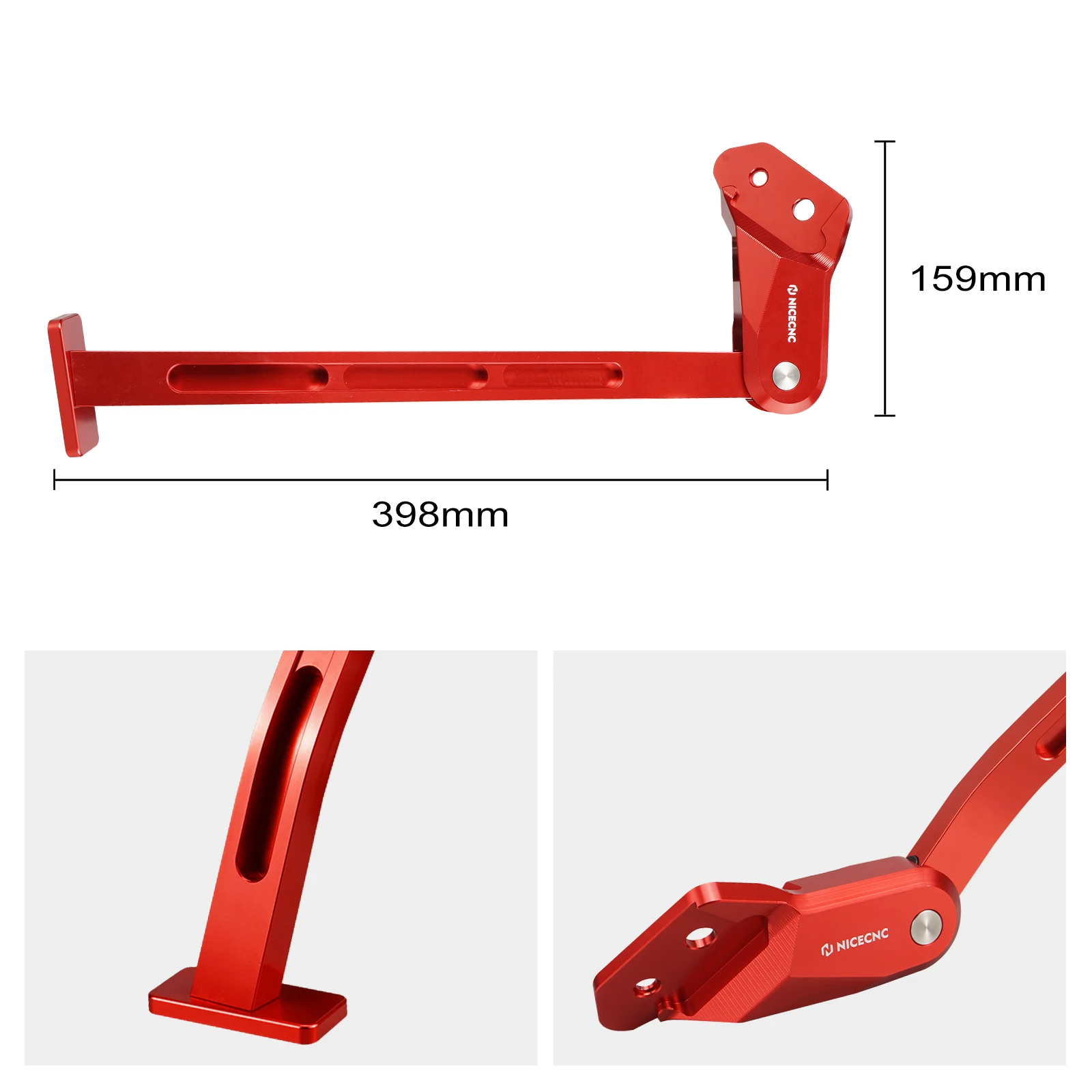 For Honda CRF 250R CRF 450R 2019-2024 CRF250RX CRF 450RWE 2024 Motorcycle Side Stand Kickstand Parking Bracket CRF250R CRF450R