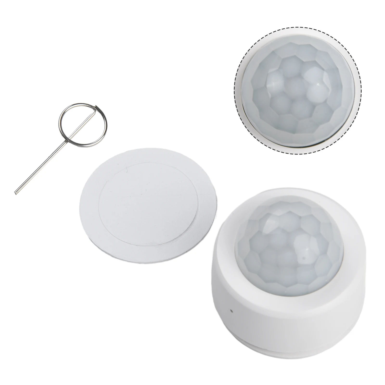 High Quality Brand New PIR Motion Sensor Detector White Body Mini Movement Detector Push Function For Zigbee3.0