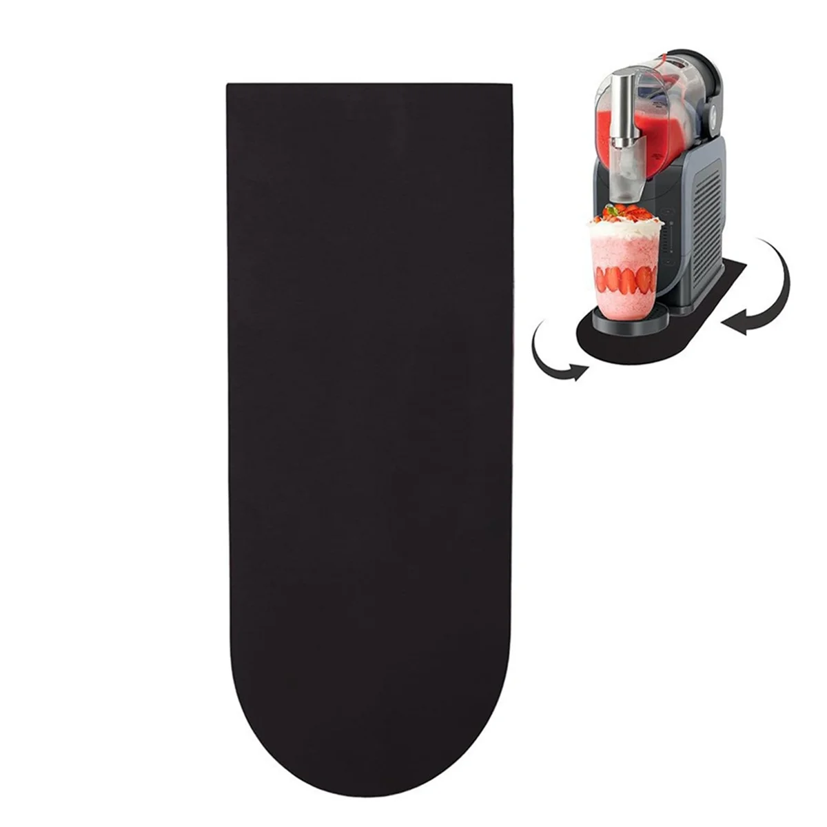 AAAL Sliding Pad for Slushie Machine FS301 and FS300 Smoothie Maker Mat Quickly Slide Frozen Drink Machine on Table