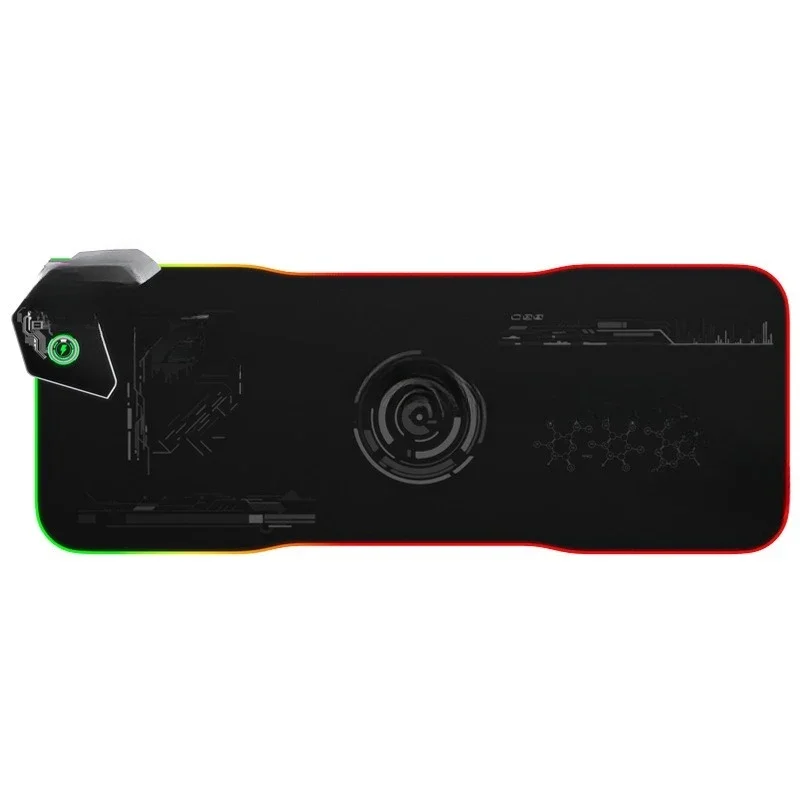 

Gaming mouse pad touch luminous large table pad PD QC wired mobile phone super charging