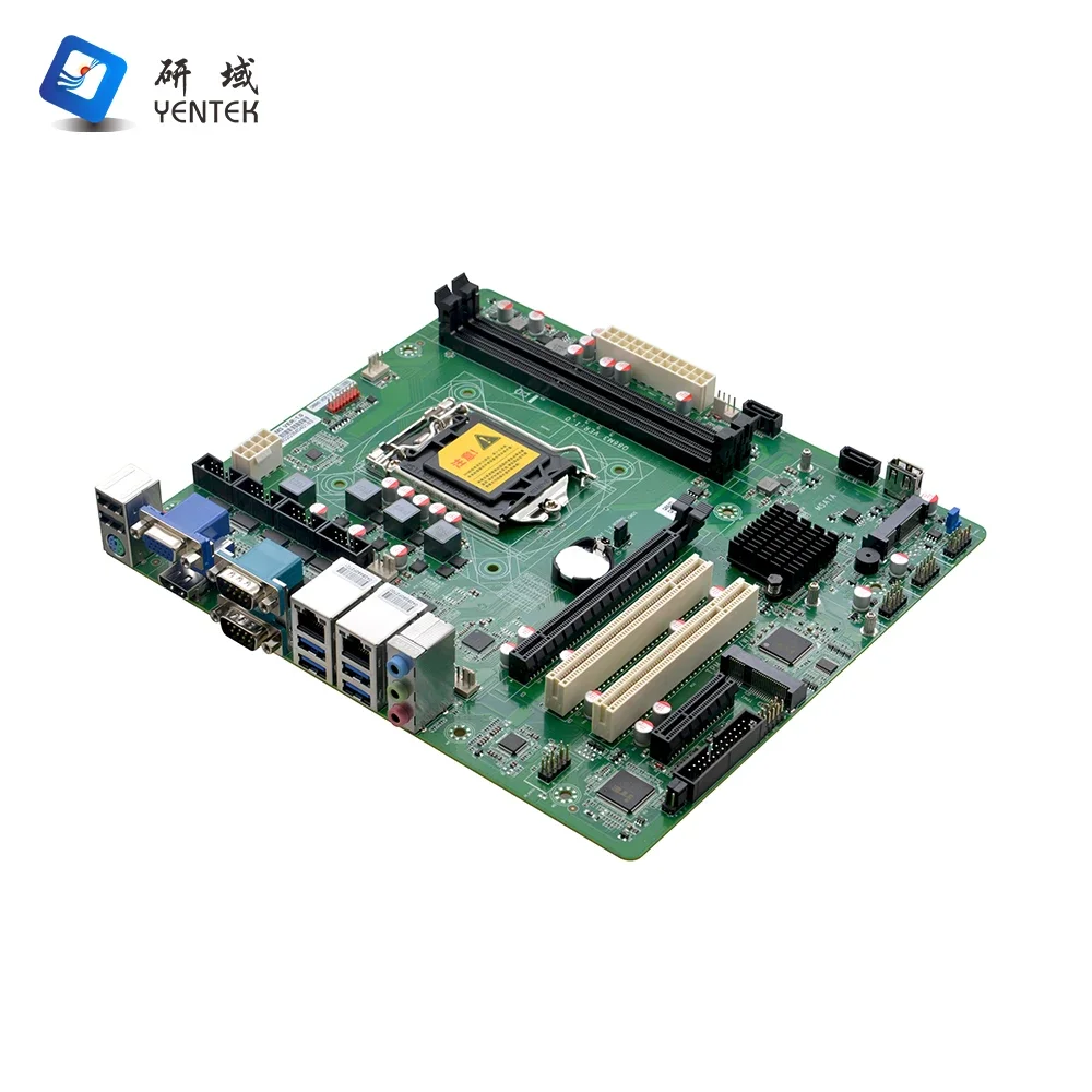 New   Warranty 3 Years ATX Q85 LGA1150 I3 I5 I7 Processor 2 DDR3 HD VGA 2 LAN 11 USB PCIE Win10 Linux Industrial Motherbo