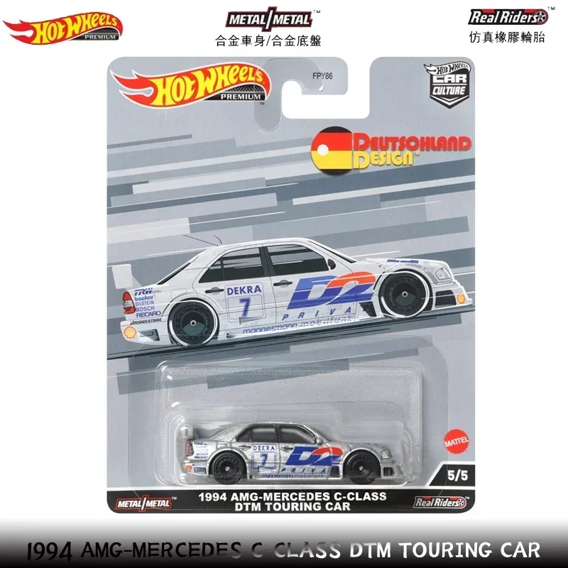 Original Hot Wheels Car Culture Premium Deutschland Design 1/64 Diecast Benz Audi Porsche Voiture Toys for Boys Collection Gift