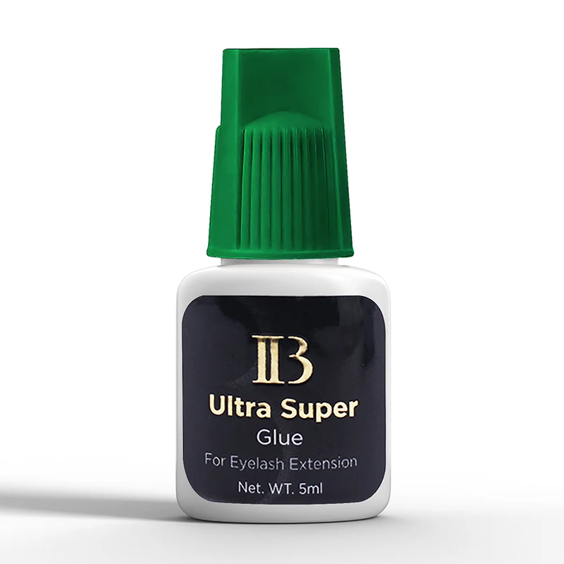 Korea Original IB Ultra Super Glue for Eyelash Extensions 5ml Professional IB Green Cap Glue False Lash Adhesive Makeup Tools