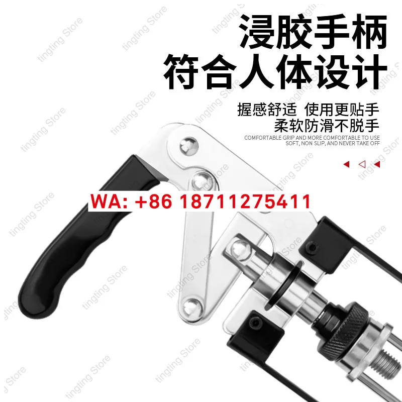 Non removable pressure valve pliers, oil seal, valve spring pulling, disassembly and replacement, valve oil seal disassembly