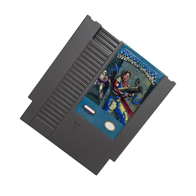 For Classic NES Game - Silver Eagle (Shooting Game Series) Game Cartridge For NES Console 72 Pins 8 Bit Game Card