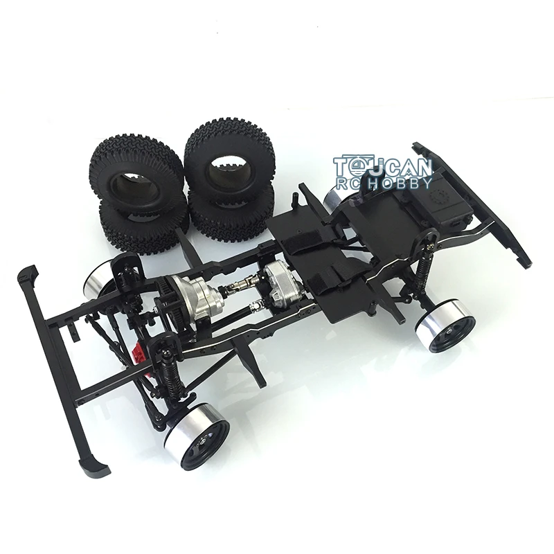 

TOUCAN Rock Crawler 1/10 колесные шины металлическое шасси для D90 RC автомобилей с дистанционным управлением модель автомобиля для скалолазания игрушка