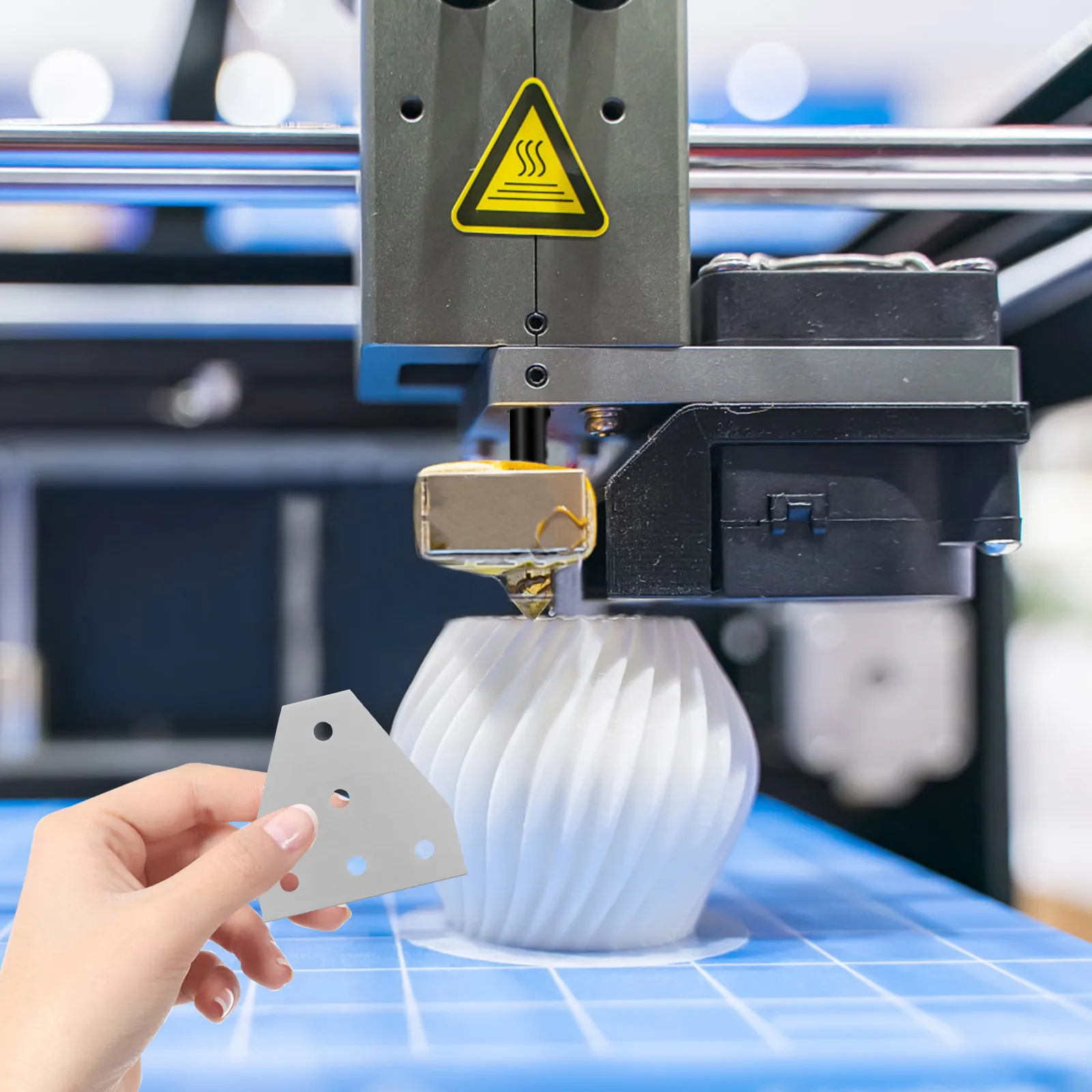 

6pcs T-shaped 5-hole Connecting Plates Aluminum Extrusion Accessories Reinforcing 3D Frames DIY Projects Secure Connection